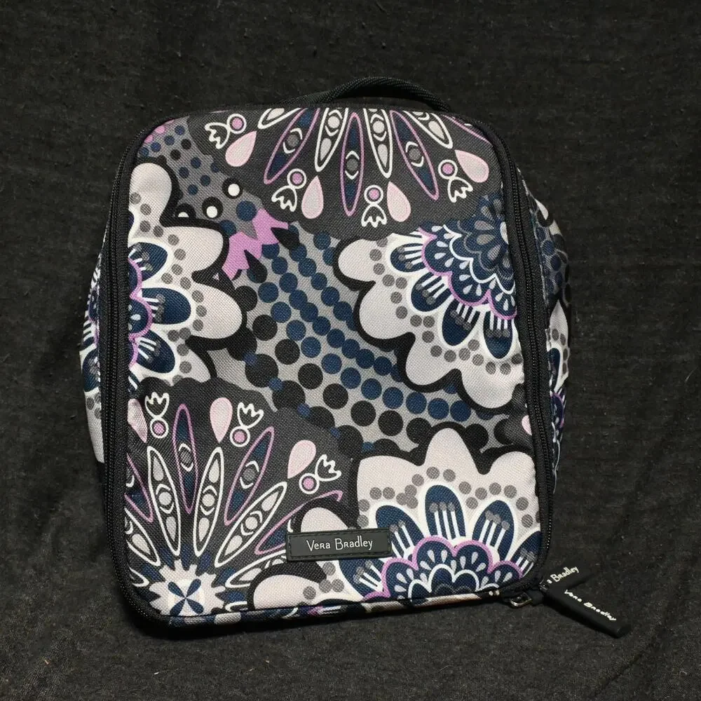 Vera Bradley Insulated Lunch Bag Mimosa Medallion Floral Pattern